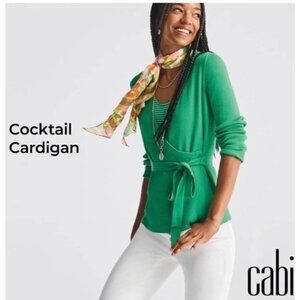 Cabi New NWT Cocktail Cardigan #6244 Green Size Large NWT $137